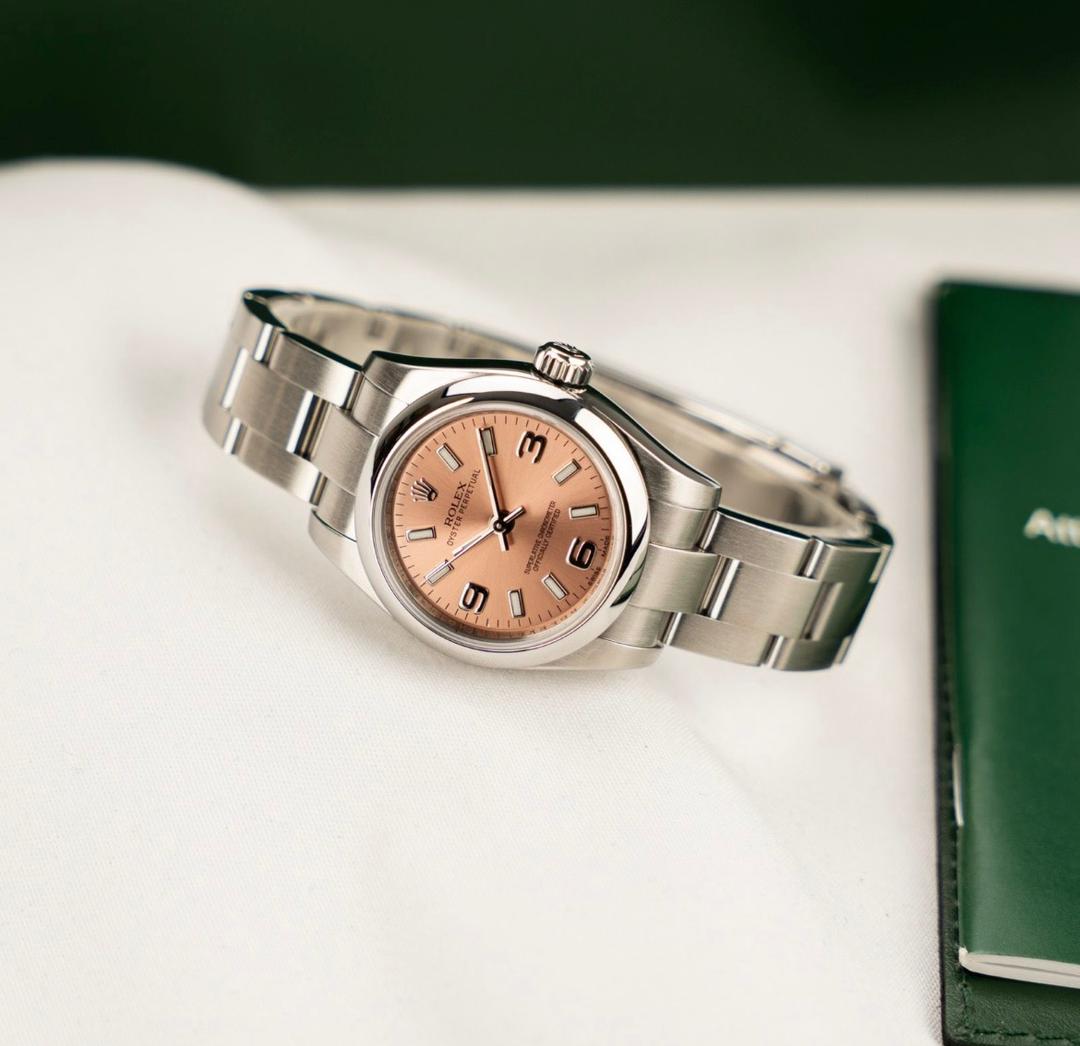 Rolex Oyster Perpetual 26 176200 Rose - Ensemble complet – Image 3