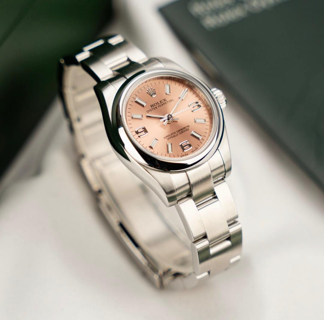 Rolex Oyster Perpetual 26 176200 Rose - Ensemble complet – Image 4
