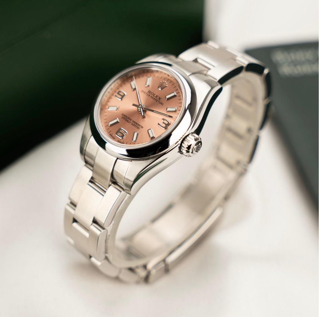 Rolex Oyster Perpetual 26 176200 Rose - Ensemble complet – Image 9