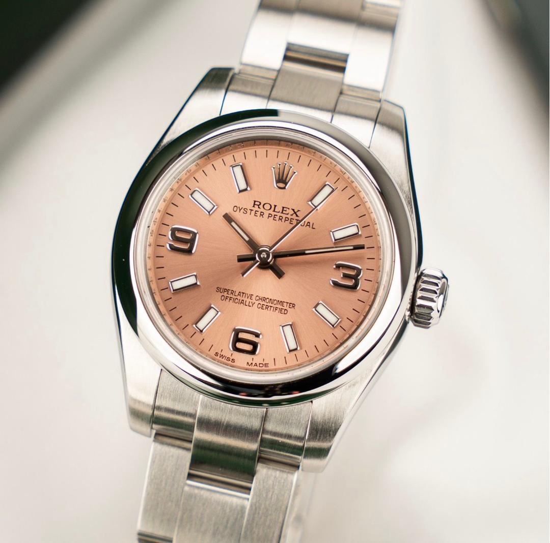 Rolex Oyster Perpetual 26 176200 Rose - Ensemble complet – Image 10