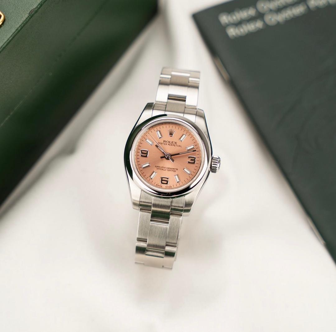 Rolex Oyster Perpetual 26 176200 Rose - Ensemble complet – Image 12