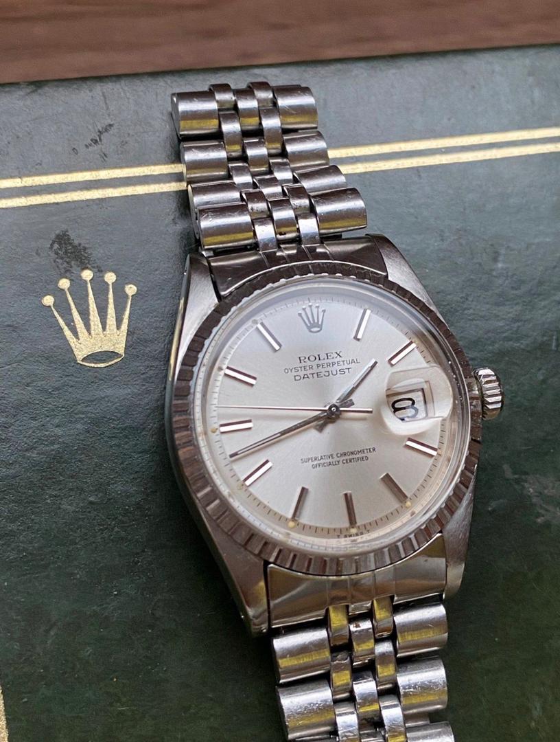 ROLEX 1603 DATEJUST 36 MM, BOÎTE/PAPIERS/ACCESSOIRES – Image 6
