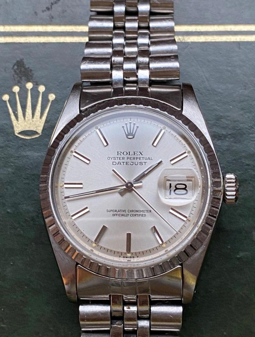 ROLEX 1603 DATEJUST 36 MM, BOÎTE/PAPIERS/ACCESSOIRES – Image 7