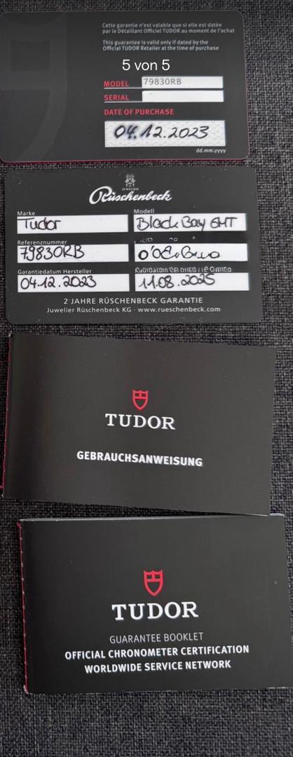 Tudor Black Bay GMT / Cadran opalin / Ensemble complet / Garantie / 79830RB – Image 5