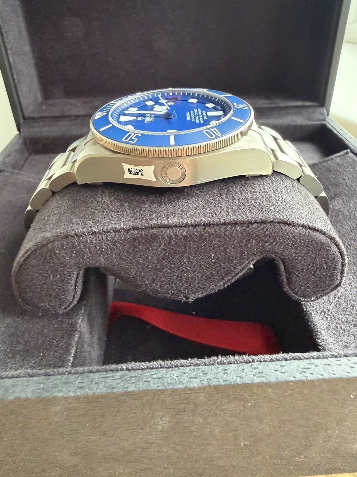 Montre TUDOR Pelagos 25600TB Bracelet en titane bleu 2023 42 mm Boîte, papiers et garantie – Image 8