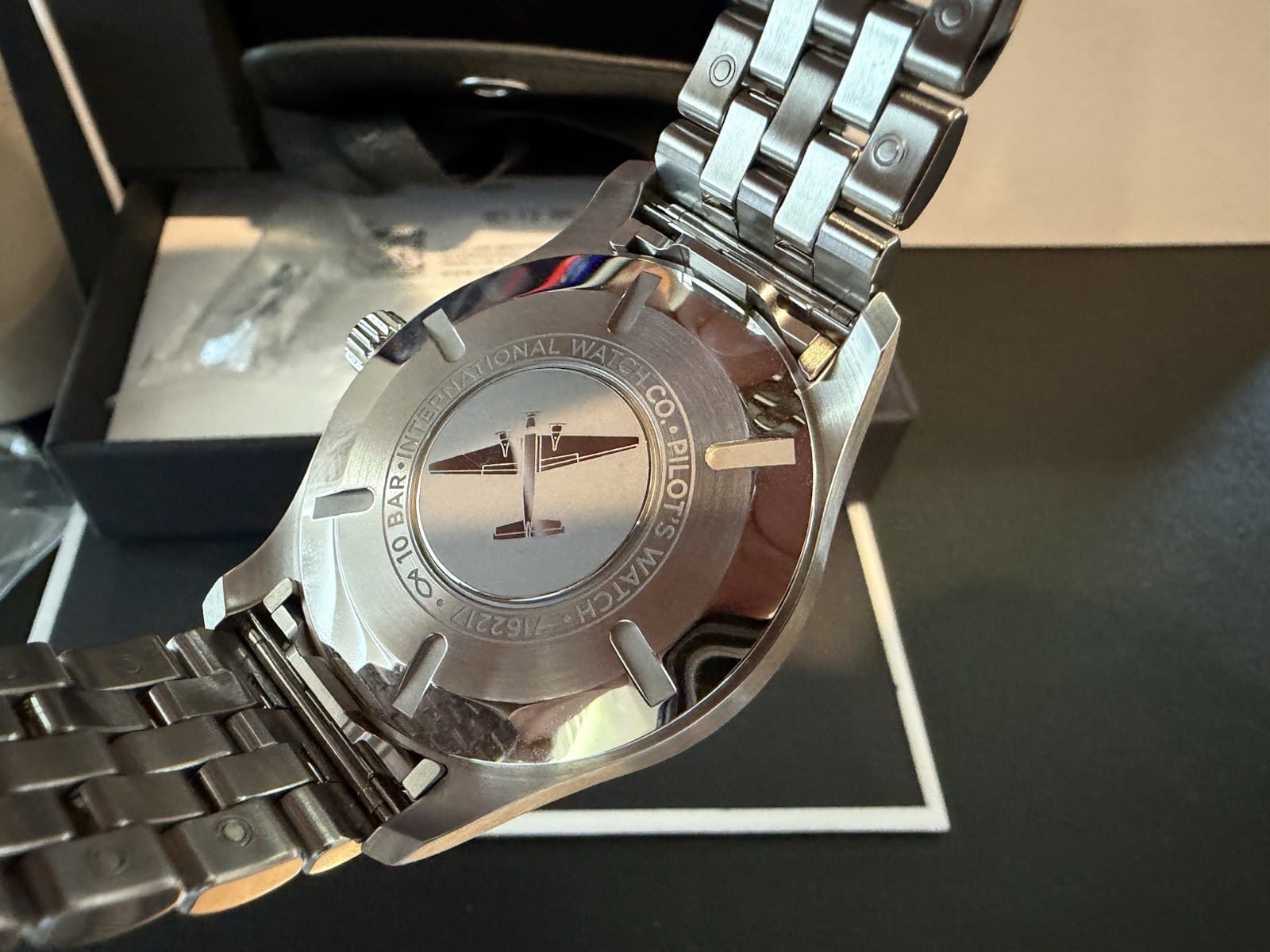 Montre d'aviateur IWC Mark XX cadran bleu - IW328204 - B&P - Excellent état – Image 8