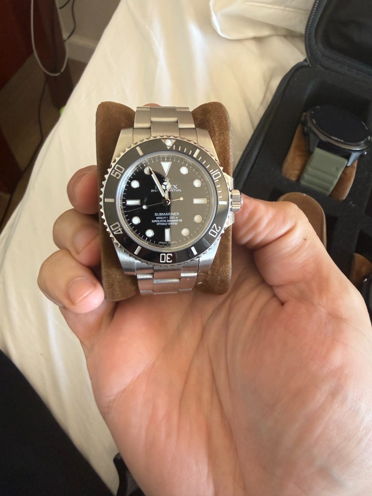 Montre Rolex Submariner pour homme, noire - 114060