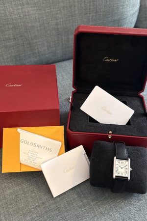 Cartier Tank Must Large | Réf. WSTA0041 | Ensemble complet | Excellent état.