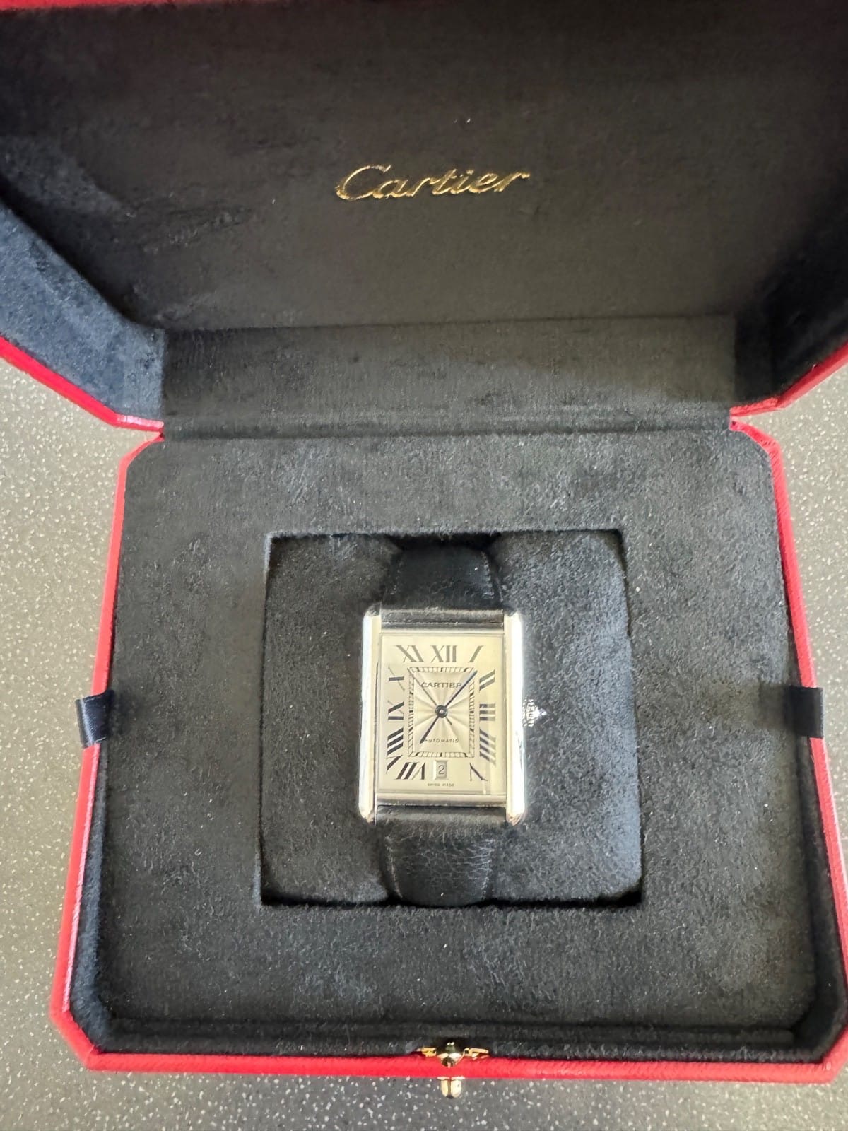 Montre homme Cartier Tank Must XL Automatique Argent - WSTA0040 – Image 8