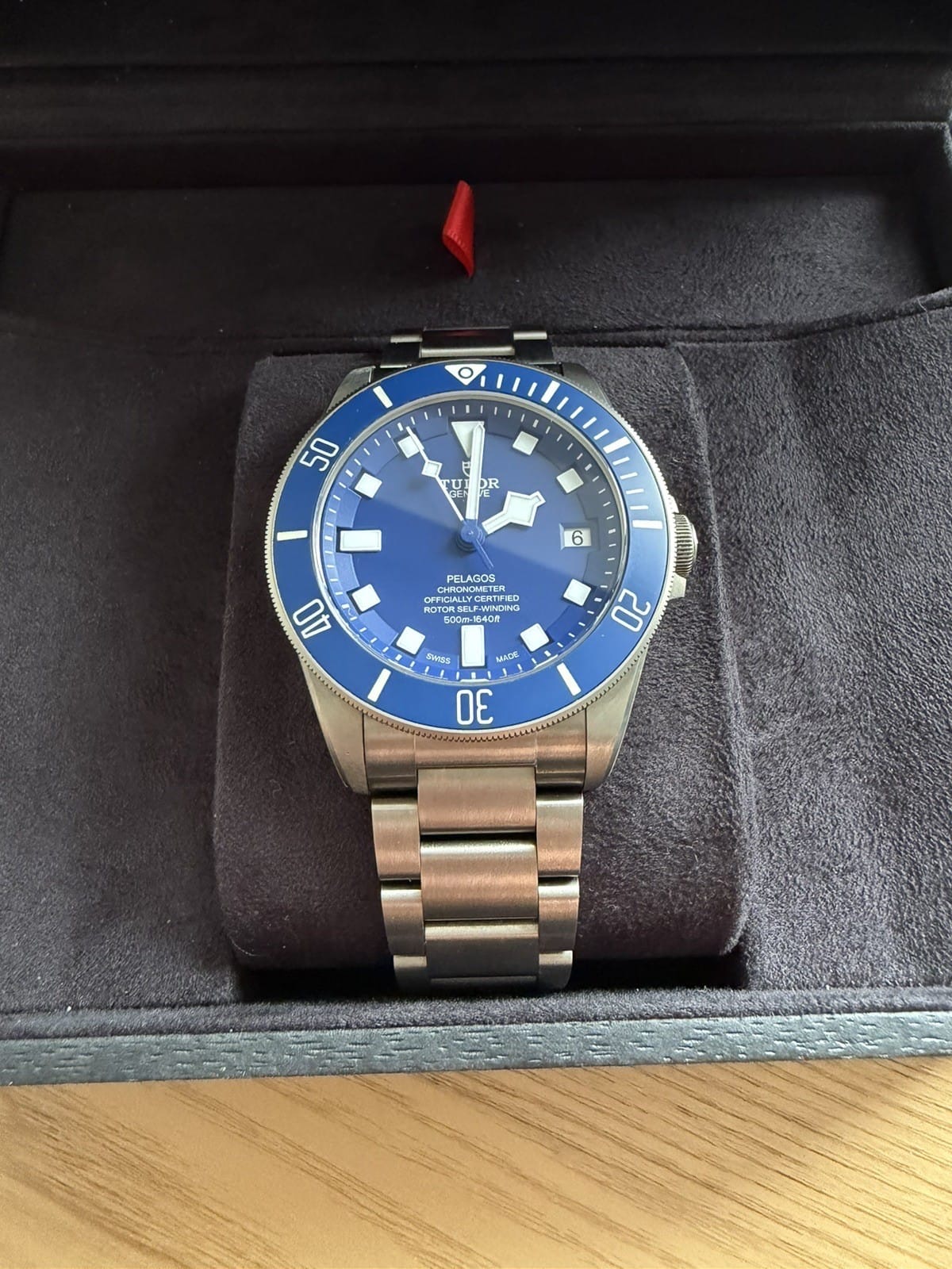 Montre TUDOR Pelagos 25600TB Bracelet en titane bleu 2023 42 mm Boîte, papiers et garantie – Image 2