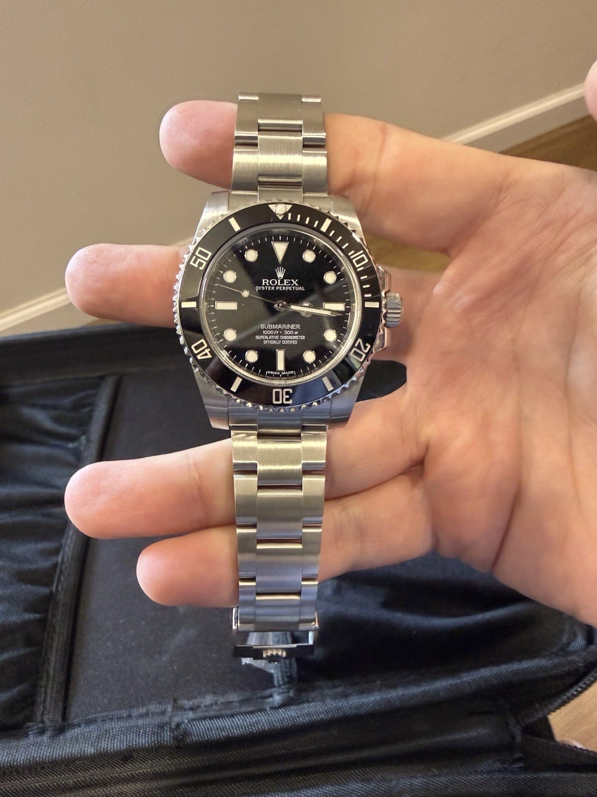 Montre Rolex Submariner pour homme, noire - 114060 – Image 3