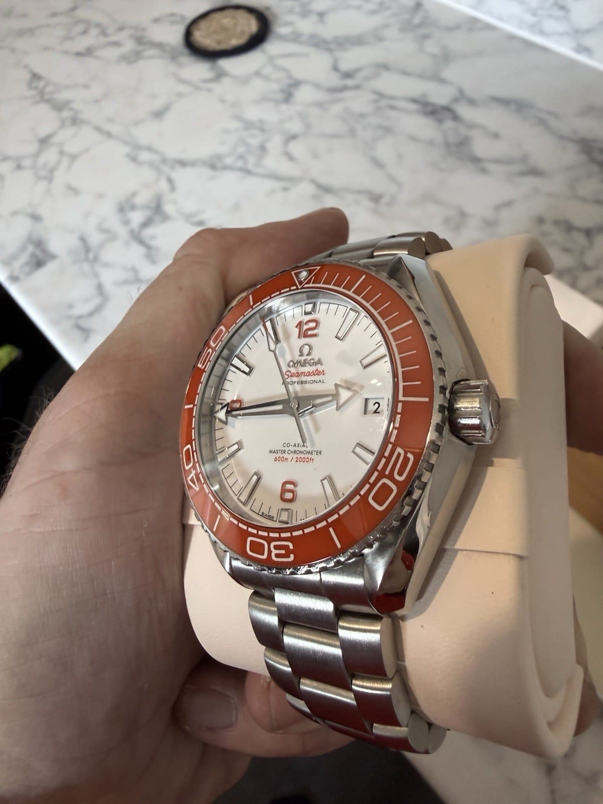 Omega Seamaster Planet Ocean 44 mm Orange 21530442104001 Garantie – Image 2