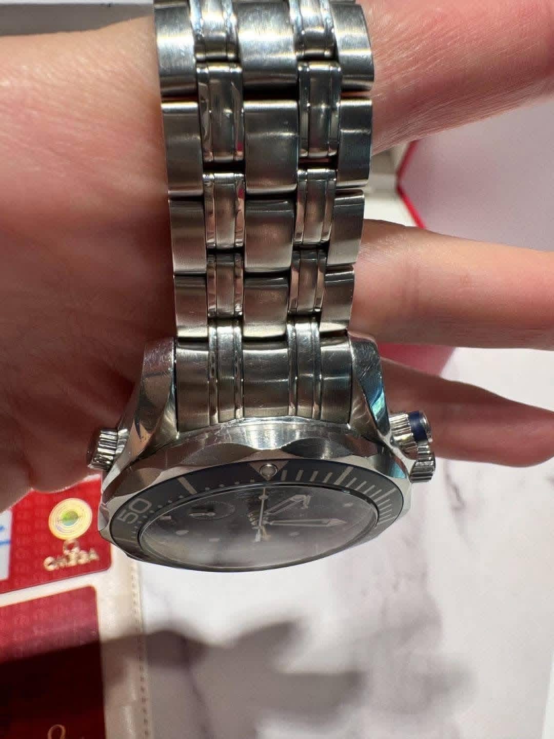 Omega Seamaster GMT Chronographe Coaxial Montre de plongée 300M 212.30.44.52.03.001 – Image 14