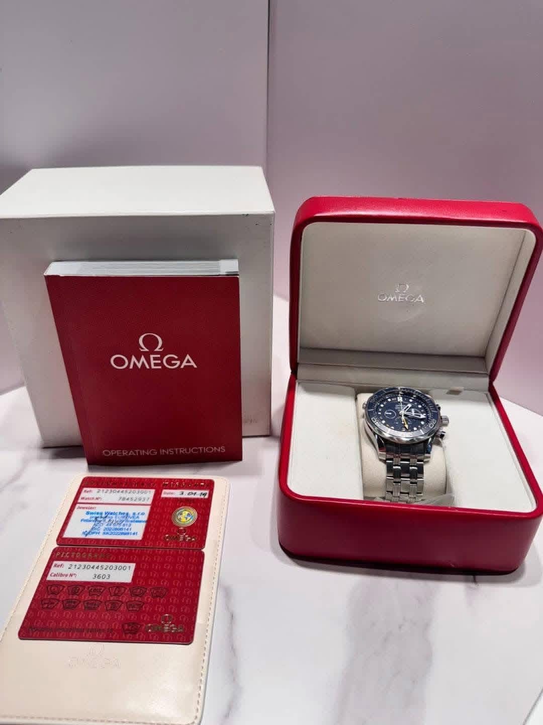 Omega Seamaster GMT Chronographe Coaxial Montre de plongée 300M 212.30.44.52.03.001 – Image 17