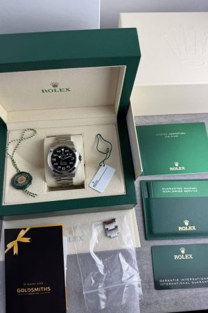 Rolex Air King 126900 Coffret et papiers 2023 Reçus originaux Ensemble complet