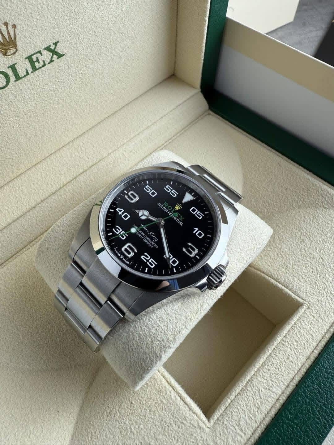 Rolex Air King 126900 Coffret et papiers 2023 Reçus originaux Ensemble complet – Image 3