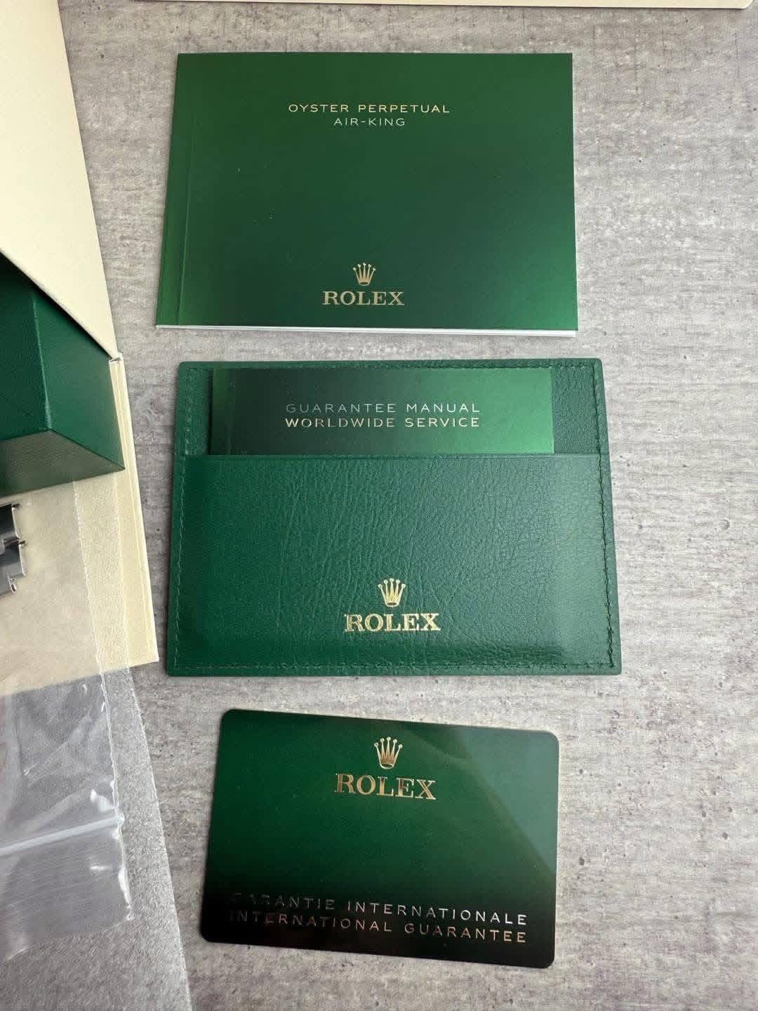 Rolex Air King 126900 Coffret et papiers 2023 Reçus originaux Ensemble complet – Image 19