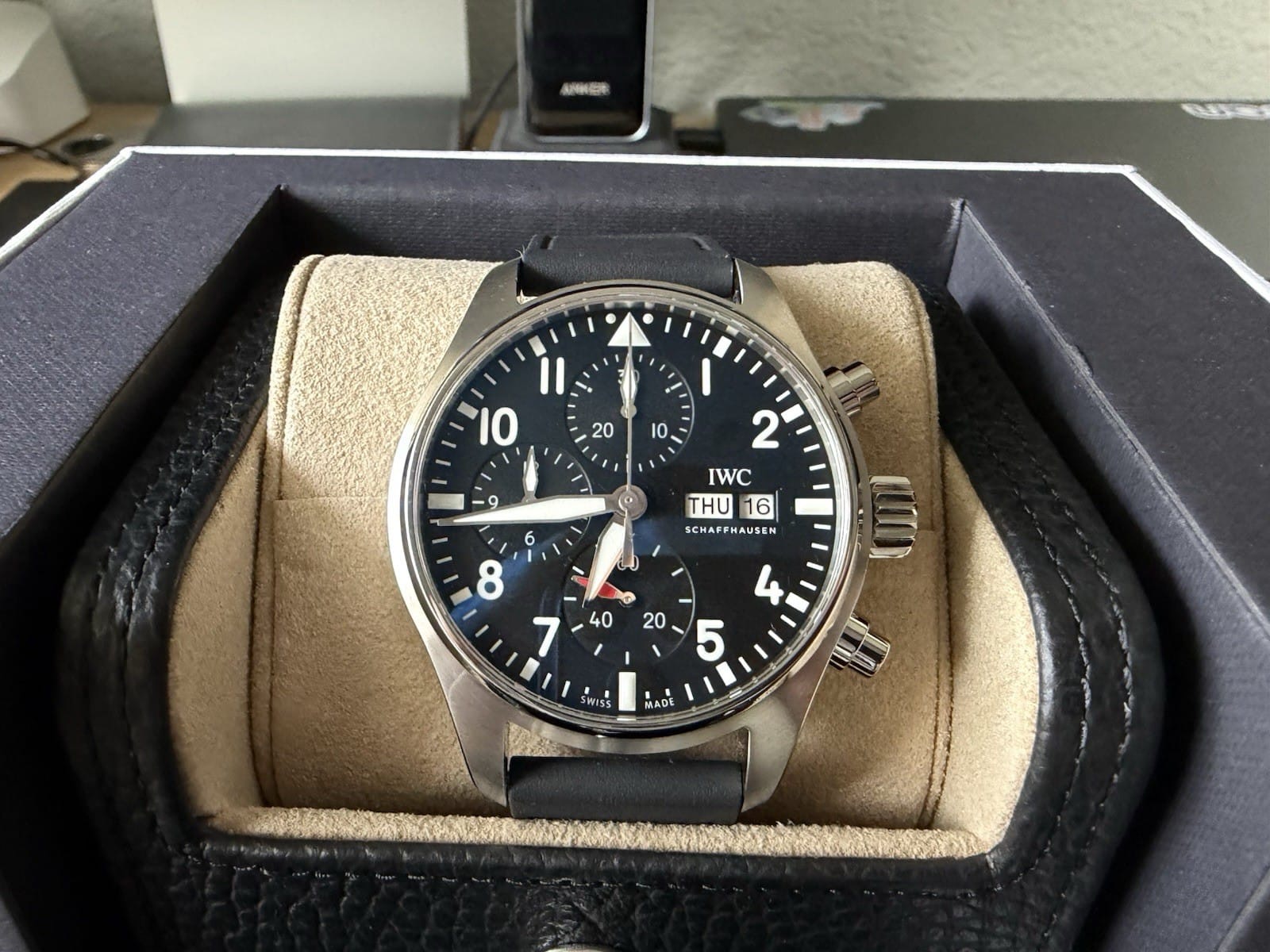Montre IWC Pilot's Chronograph Spitfire 41 IW387901 Coffret complet 2024 – Image 14