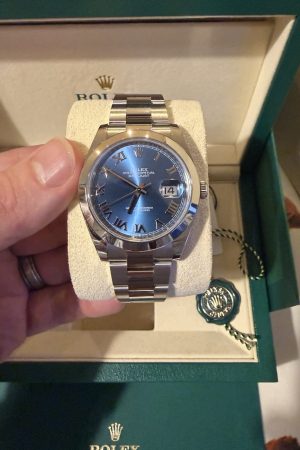 Rolex Datejust 41 Oyster M126300-0017 de 2025, avec boîte et papiers.