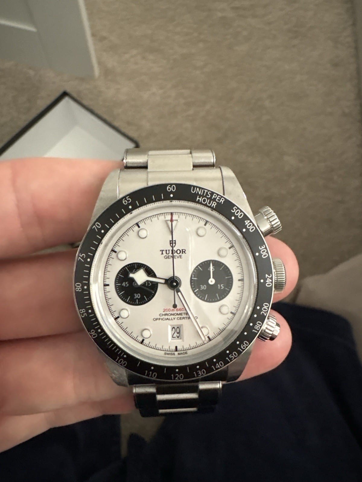 Montre TUDOR Black Bay Panda Blanche M79360N – Image 3