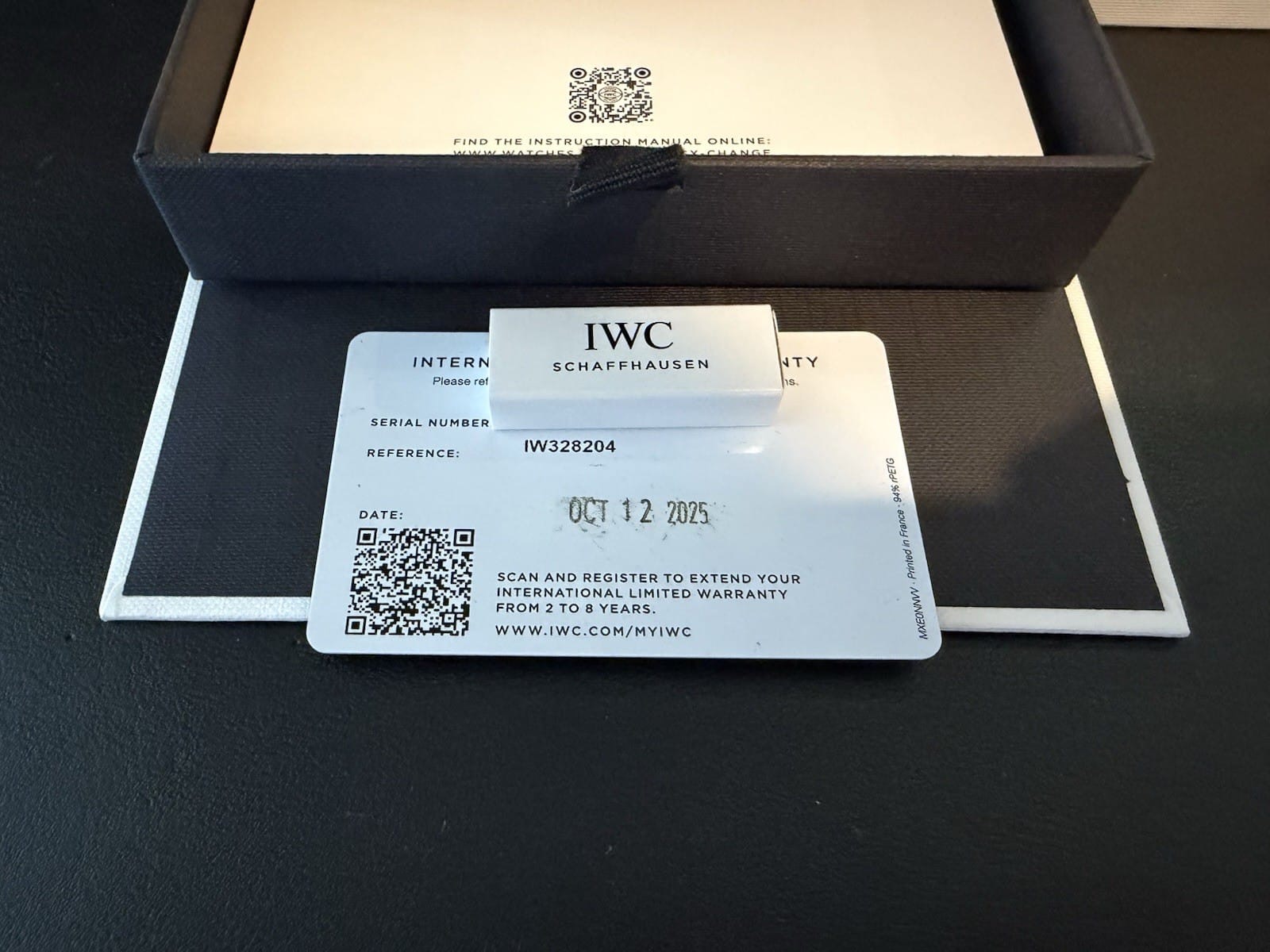 Montre d'aviateur IWC Mark XX cadran bleu - IW328204 - B&P - Excellent état – Image 10