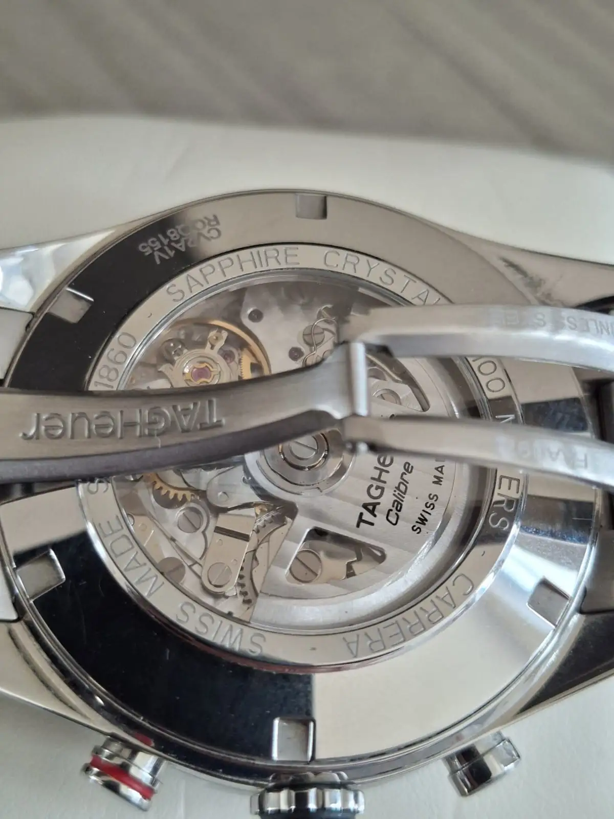 Tag Heuer Carrera Calibre 16 Chronographe Automatique 43 mm Cadran Bleu. – Image 7