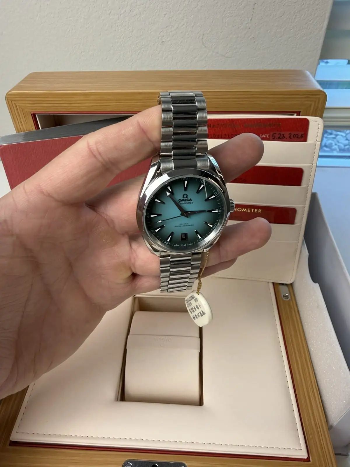 Omega Seamaster Aqua Terra Turquoise 41 mm 220.10.41.21.03.006 2025 – Image 7