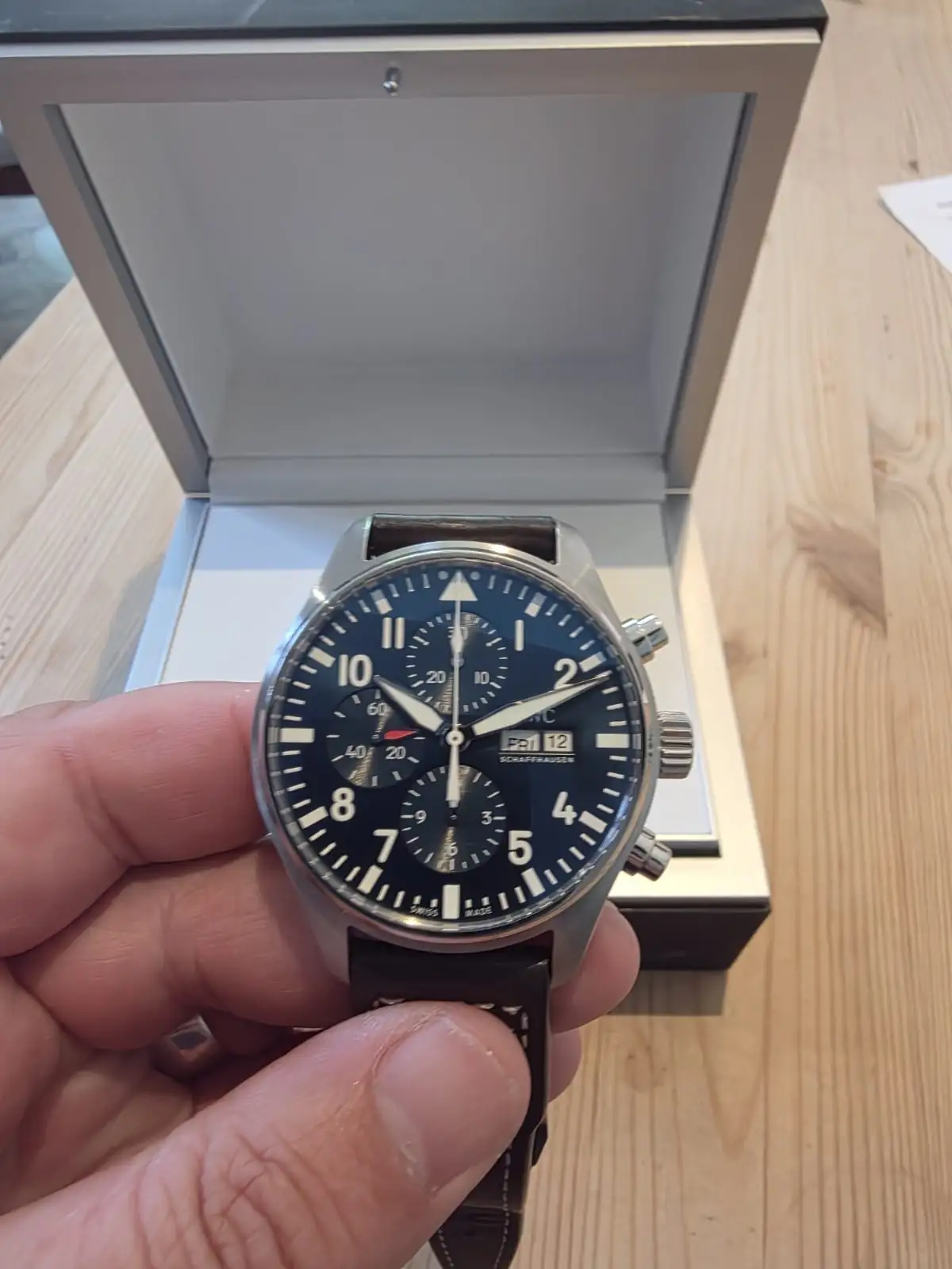 Montre Chronographe IWC Pilote « Le Petit Prince » 43 mm IW377714 - Coffret complet 2019 -
