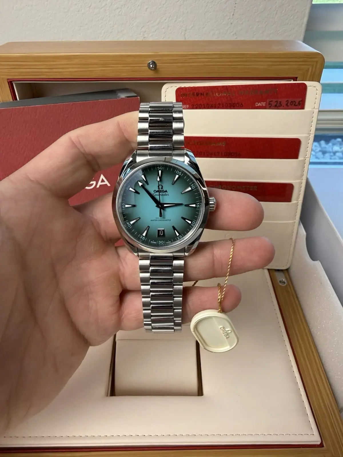 Omega Seamaster Aqua Terra Turquoise 41 mm 220.10.41.21.03.006 2025 – Image 8