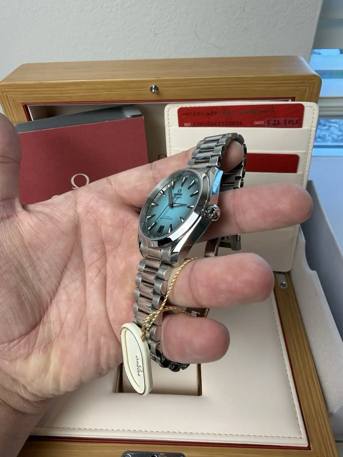 Omega Seamaster Aqua Terra Turquoise 41 mm 220.10.41.21.03.006 2025 – Image 4