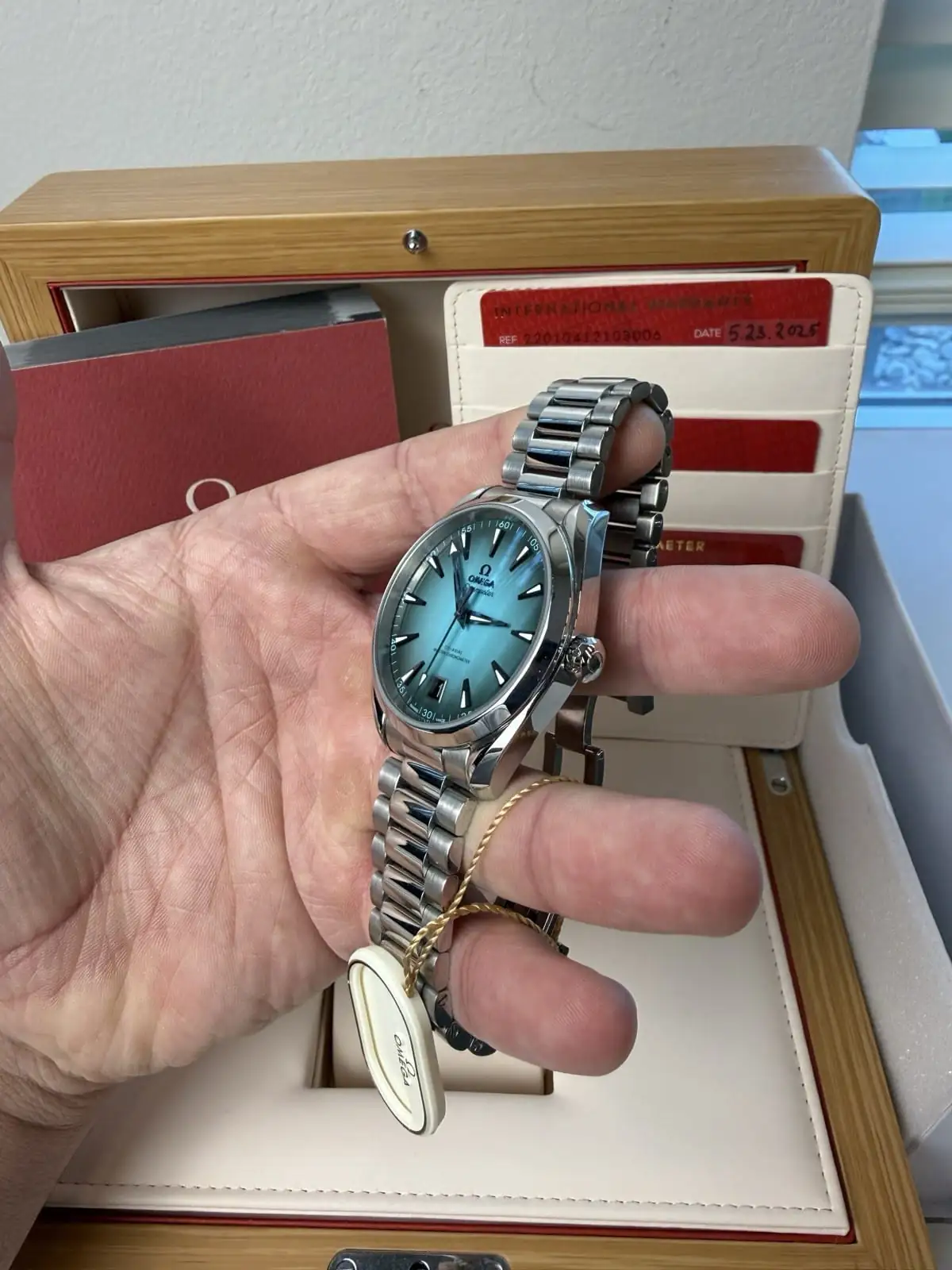 Omega Seamaster Aqua Terra Turquoise 41 mm 220.10.41.21.03.006 2025 – Image 5