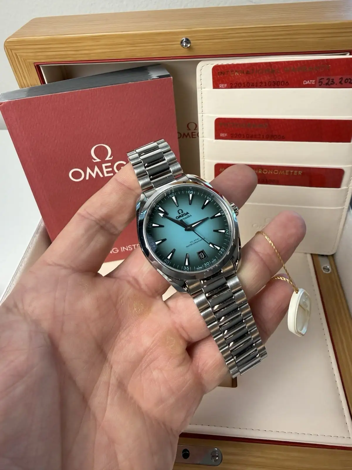 Omega Seamaster Aqua Terra Turquoise 41 mm 220.10.41.21.03.006 2025 – Image 2