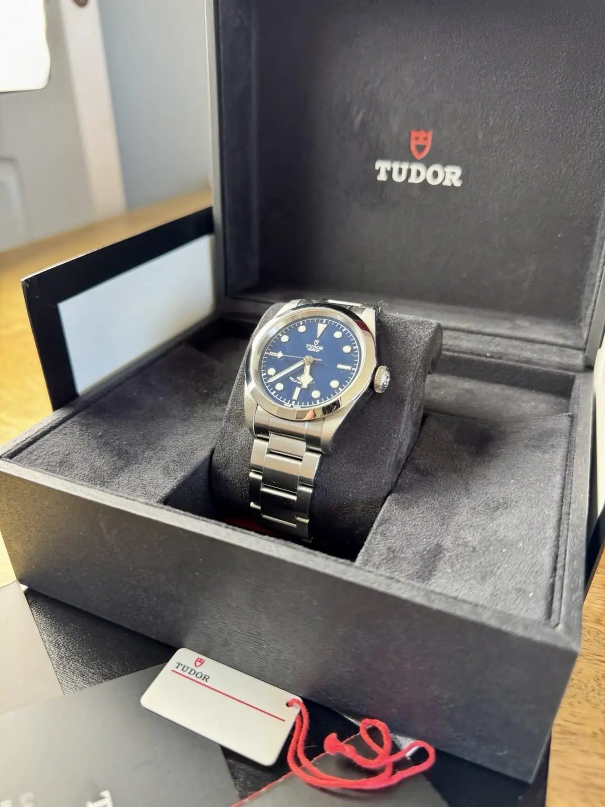 Tudor Black Bay 41 Cadran bleu 79540 (2023) Ensemble complet 41 mm Garantie jusqu'en 2028 – Image 7