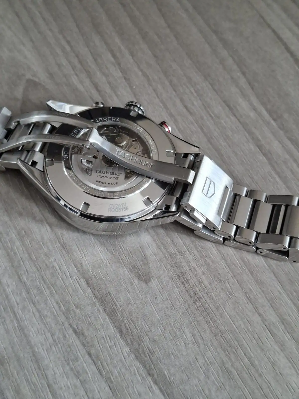 Tag Heuer Carrera Calibre 16 Chronographe Automatique 43 mm Cadran Bleu. – Image 5