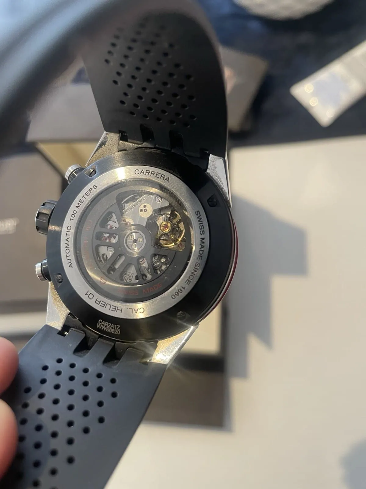 Montre homme Tag Heuer Carrera Calibre Heuer 01 Chronographe – Image 4