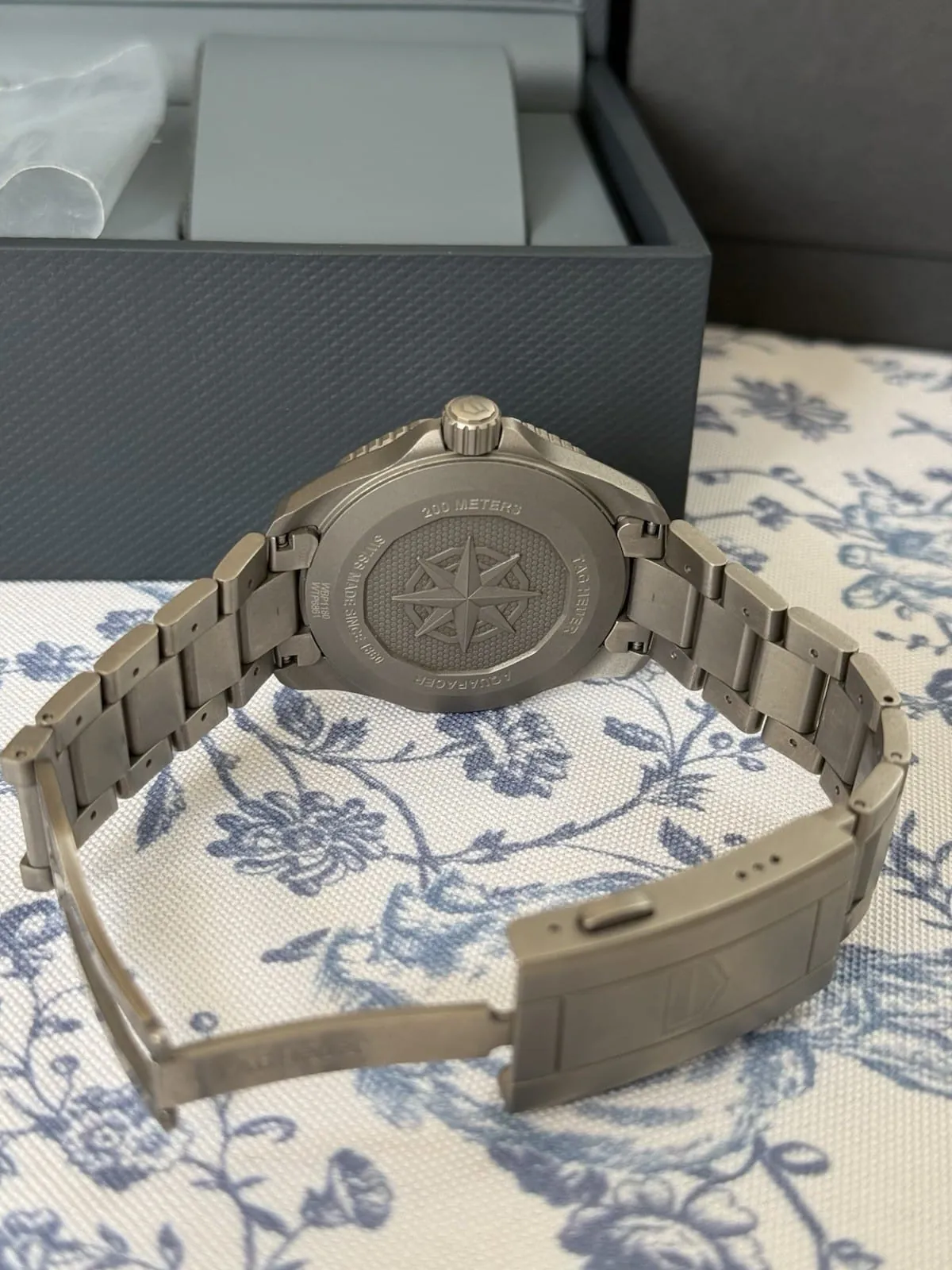TAG HEUER Aquaracer Titanium 200 Solargraph WBP1180.BF0000 Boîte complète, papiers 2023 – Image 6
