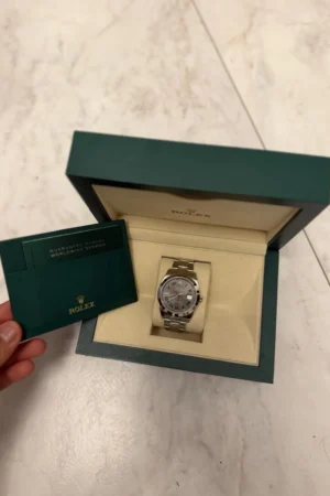 Rolex Datejust 41126300 41 mm Cadran Wimbledon Acier inoxydable - Boîte et papiers 2022