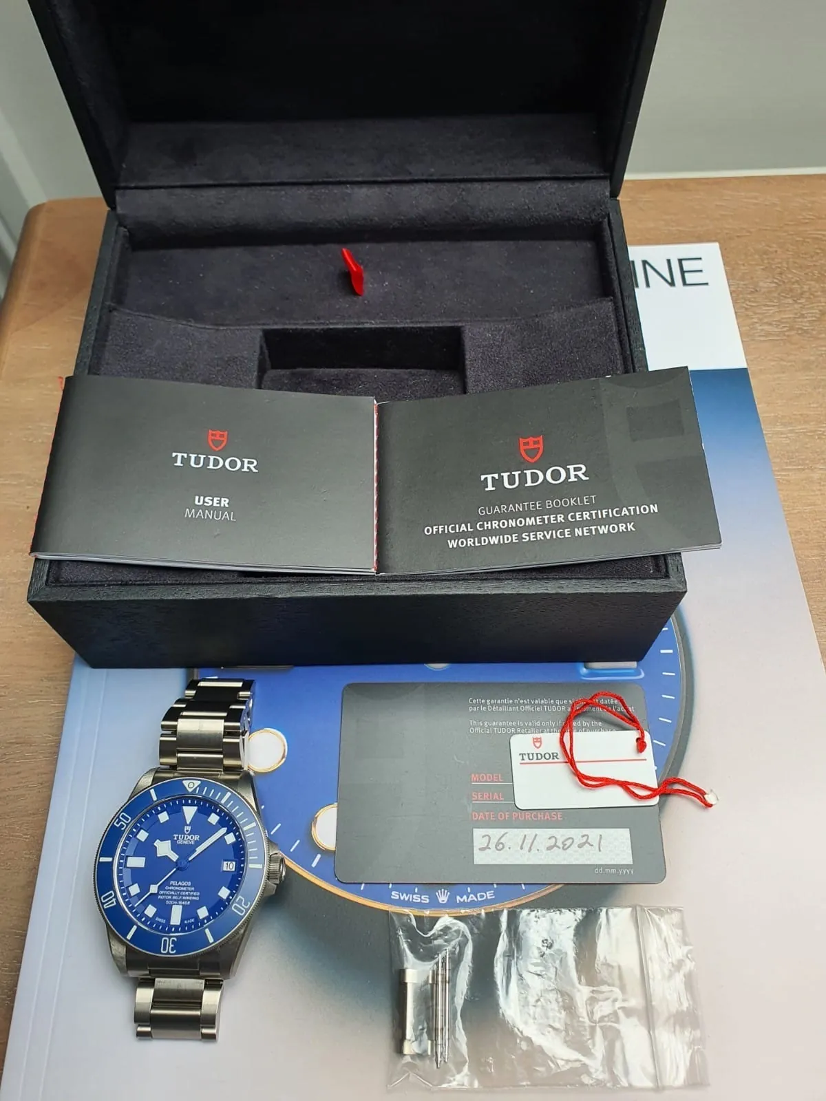Montre homme TUDOR Pelagos bleue - 25600TB