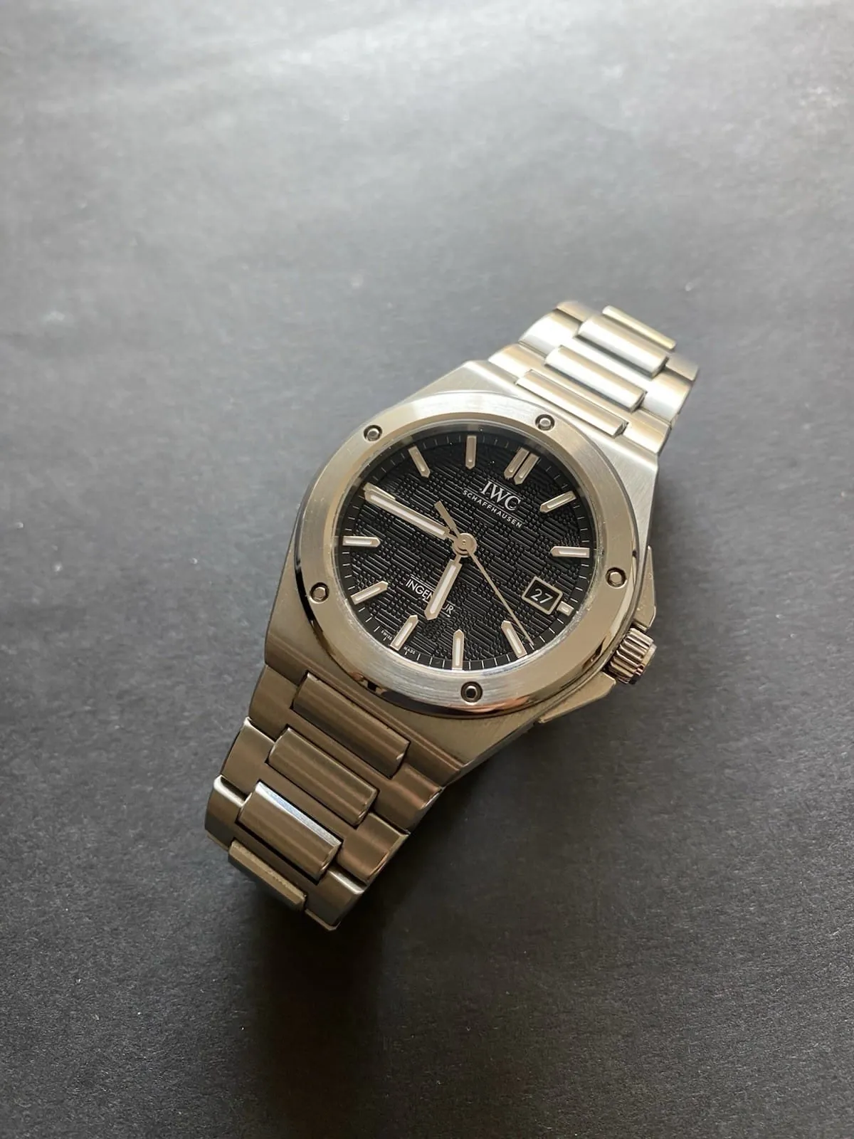 IWC Ingenieur 40 mm Cadran noir avec boîte et papiers – Image 11