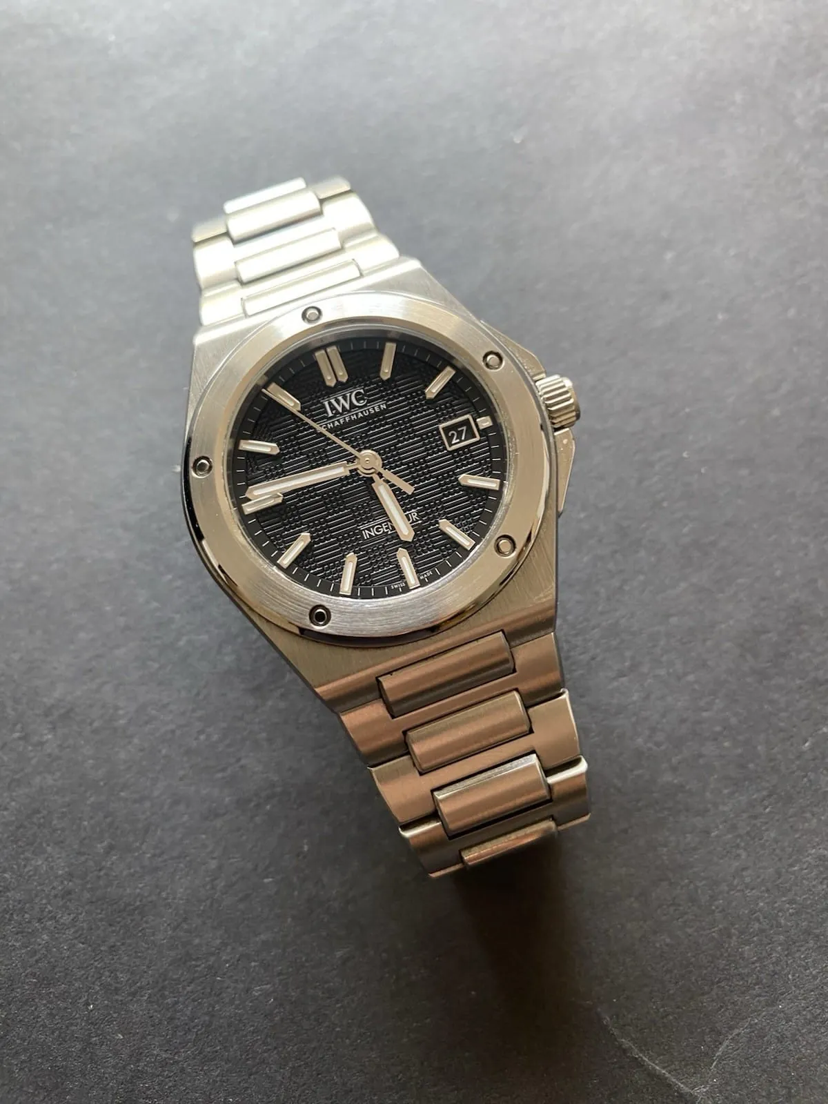 IWC Ingenieur 40 mm Cadran noir avec boîte et papiers – Image 4